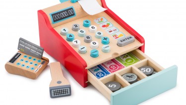 New Classic Toys - Cash Register 木製收銀機套裝玩具 #10650