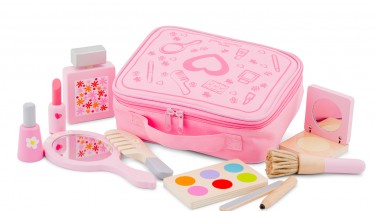 New Classic Toys - Make up set 木製化妝品連化妝袋套裝 #18290
